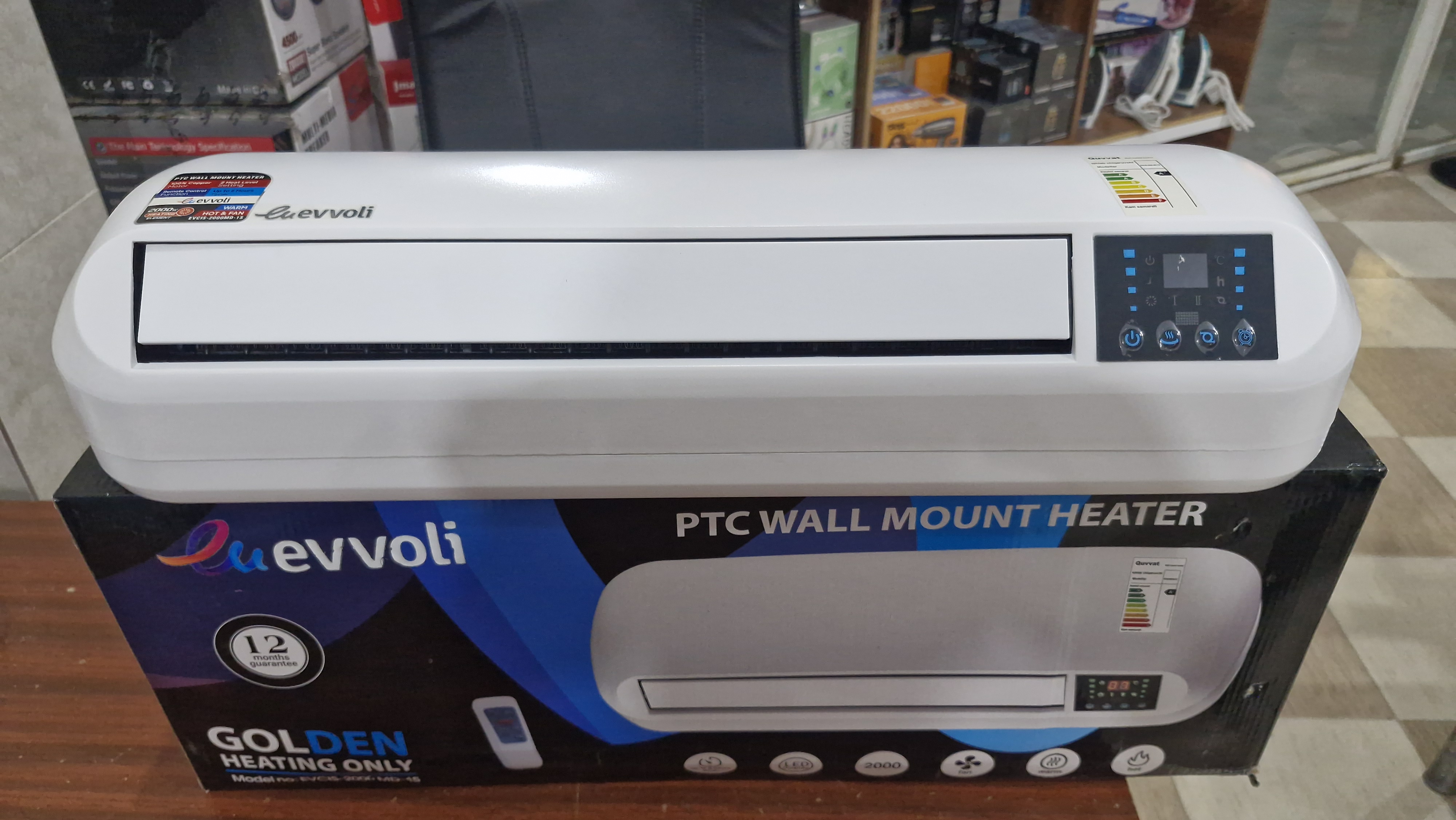 بخاری برقی ایوولی مدل EVCIS-2000MD-1S