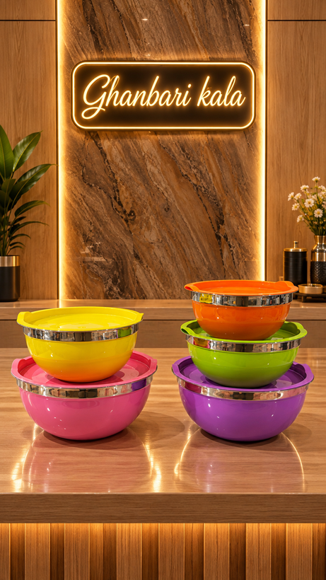 لگن آشپزخانه استیل،رنگی دسینی مدل DS-512