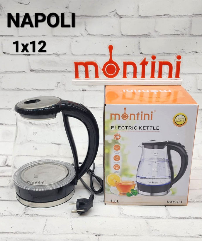 کتری برقی پیرکس مونتینی مدلNAPOLI